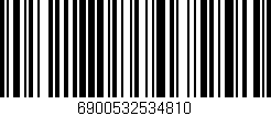 Código de barras (EAN, GTIN, SKU, ISBN): '6900532534810'