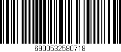 Código de barras (EAN, GTIN, SKU, ISBN): '6900532580718'