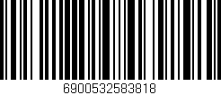 Código de barras (EAN, GTIN, SKU, ISBN): '6900532583818'