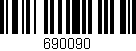Código de barras (EAN, GTIN, SKU, ISBN): '690090'