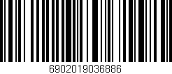 Código de barras (EAN, GTIN, SKU, ISBN): '6902019036886'
