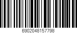 Código de barras (EAN, GTIN, SKU, ISBN): '6902048157798'