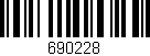 Código de barras (EAN, GTIN, SKU, ISBN): '690228'