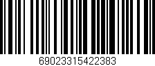 Código de barras (EAN, GTIN, SKU, ISBN): '69023315422383'