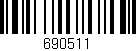 Código de barras (EAN, GTIN, SKU, ISBN): '690511'