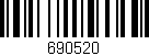 Código de barras (EAN, GTIN, SKU, ISBN): '690520'