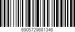 Código de barras (EAN, GTIN, SKU, ISBN): '6905729681346'