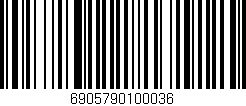 Código de barras (EAN, GTIN, SKU, ISBN): '6905790100036'