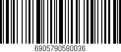 Código de barras (EAN, GTIN, SKU, ISBN): '6905790580036'