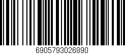 Código de barras (EAN, GTIN, SKU, ISBN): '6905793026890'