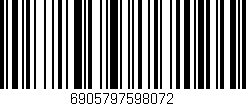 Código de barras (EAN, GTIN, SKU, ISBN): '6905797598072'