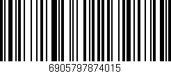 Código de barras (EAN, GTIN, SKU, ISBN): '6905797874015'