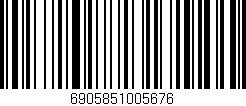 Código de barras (EAN, GTIN, SKU, ISBN): '6905851005676'