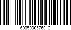 Código de barras (EAN, GTIN, SKU, ISBN): '6905860576013'
