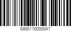 Código de barras (EAN, GTIN, SKU, ISBN): '6906179000947'