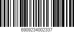 Código de barras (EAN, GTIN, SKU, ISBN): '6909234002337'
