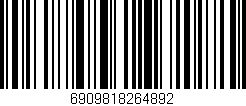 Código de barras (EAN, GTIN, SKU, ISBN): '6909818264892'