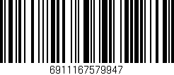 Código de barras (EAN, GTIN, SKU, ISBN): '6911167579947'