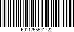 Código de barras (EAN, GTIN, SKU, ISBN): '6911755531722'