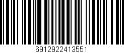 Código de barras (EAN, GTIN, SKU, ISBN): '6912922413551'