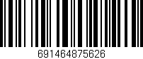 Código de barras (EAN, GTIN, SKU, ISBN): '691464875626'