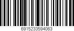 Código de barras (EAN, GTIN, SKU, ISBN): '6915233594063'