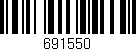 Código de barras (EAN, GTIN, SKU, ISBN): '691550'