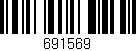 Código de barras (EAN, GTIN, SKU, ISBN): '691569'