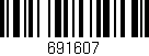 Código de barras (EAN, GTIN, SKU, ISBN): '691607'