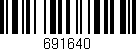 Código de barras (EAN, GTIN, SKU, ISBN): '691640'