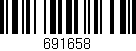 Código de barras (EAN, GTIN, SKU, ISBN): '691658'