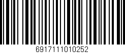 Código de barras (EAN, GTIN, SKU, ISBN): '6917111010252'