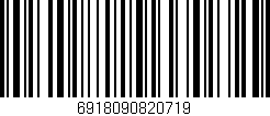 Código de barras (EAN, GTIN, SKU, ISBN): '6918090820719'