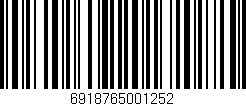 Código de barras (EAN, GTIN, SKU, ISBN): '6918765001252'