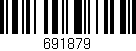 Código de barras (EAN, GTIN, SKU, ISBN): '691879'