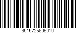 Código de barras (EAN, GTIN, SKU, ISBN): '6919725805019'
