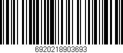 Código de barras (EAN, GTIN, SKU, ISBN): '6920218903693'