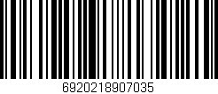 Código de barras (EAN, GTIN, SKU, ISBN): '6920218907035'