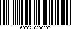 Código de barras (EAN, GTIN, SKU, ISBN): '6920218908889'
