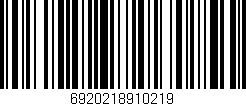 Código de barras (EAN, GTIN, SKU, ISBN): '6920218910219'