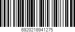 Código de barras (EAN, GTIN, SKU, ISBN): '6920218941275'