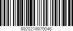 Código de barras (EAN, GTIN, SKU, ISBN): '6920218970046'