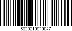 Código de barras (EAN, GTIN, SKU, ISBN): '6920218973047'