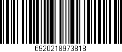 Código de barras (EAN, GTIN, SKU, ISBN): '6920218973818'