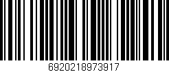 Código de barras (EAN, GTIN, SKU, ISBN): '6920218973917'