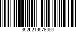 Código de barras (EAN, GTIN, SKU, ISBN): '6920218976888'