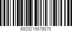 Código de barras (EAN, GTIN, SKU, ISBN): '6920218979070'