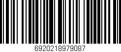 Código de barras (EAN, GTIN, SKU, ISBN): '6920218979087'