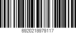 Código de barras (EAN, GTIN, SKU, ISBN): '6920218979117'