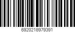 Código de barras (EAN, GTIN, SKU, ISBN): '6920218979391'